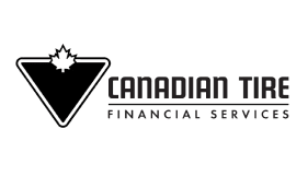 Canadian Tire Financial Services Logo in B&W