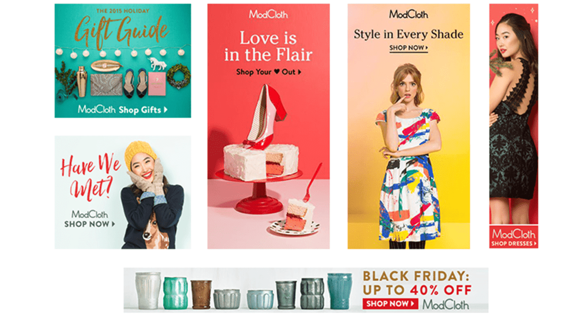 ModCloth digital advertisements