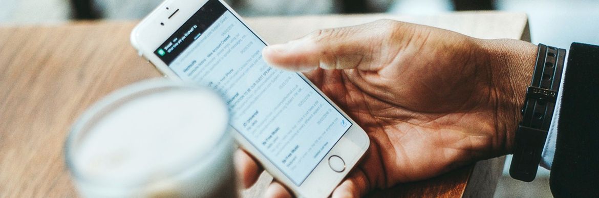 Email on phone