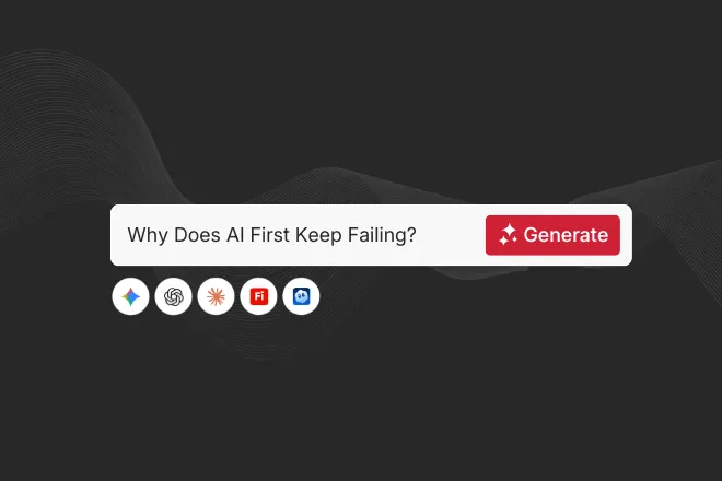 Why does AI first keep failing?
