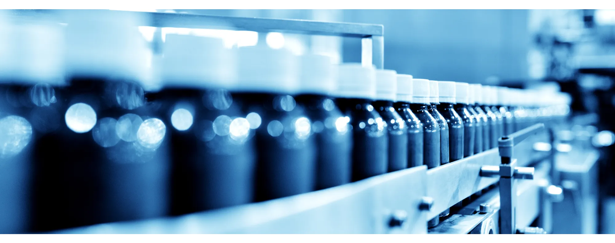 Shelves of vials in a laboratory