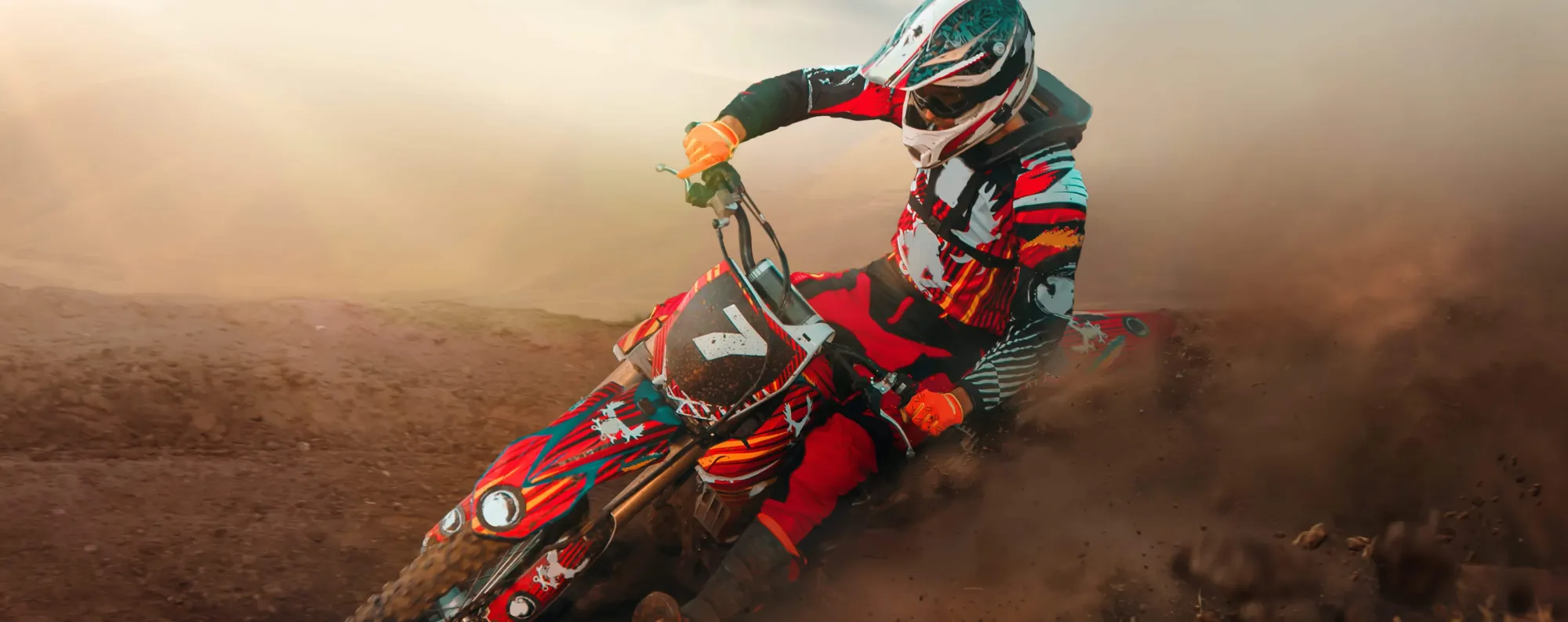 person on dirt bike
